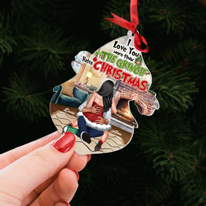 I Love You-Personalized Acrylic Ornament- Gift For Him/ Gift For Her- Christmas Gift- Couple Ornament - Ornament - GoDuckee