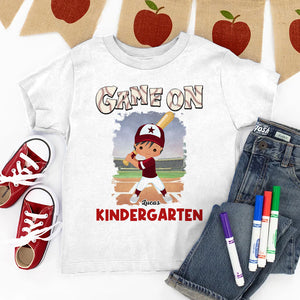 Game On, Gift For Kids, Personalized Shirt, Baseball Kids Shirt, Back To School Gift - Shirts - GoDuckee