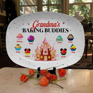 Family's Baking Buddies, Gift For Family, Personalized Resin Plate, Cupcake Kid Plate, Christmas Gift 01NADT241023 - Resin Plate - GoDuckee