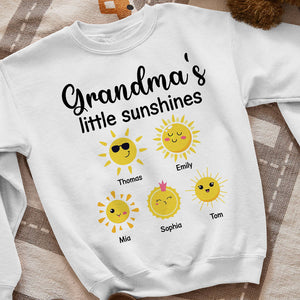 Grandma's Little Sunshines Personalized Shirt Gift For Family - Shirts - GoDuckee