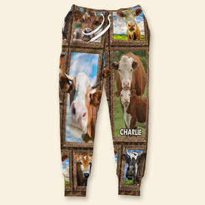 Highland Cow - Personalized Photos Collage Sweatpants 052qhti311224 - Shorts and Pants - GoDuckee