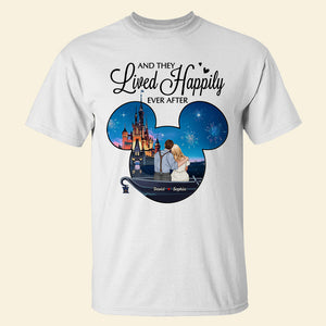 Personalized Couple Shirt And They Lived Happily Ever After, Gift For Couple - Shirts - GoDuckee