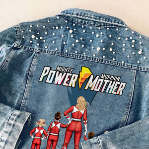 Personalized Gifts For Mother Denim Jacket Power Mother 04HUTI300324HH - Denim Jacket - GoDuckee