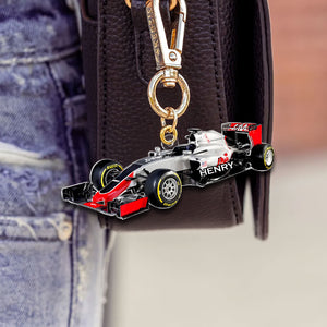 Personalized Gifts For Racing Car Keychain 01nati110225 - Keychains - GoDuckee