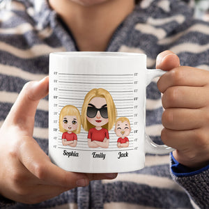 Nobody Test My Gangsta More Than, Gift For Mom, Personalized Mug, Mom And Kids Mug - Coffee Mug - GoDuckee