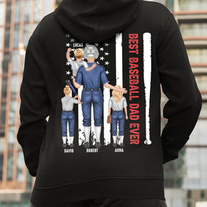 Personalized Dad Shirt Best Baseball Dad Ever - Shirts - GoDuckee