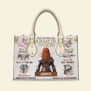 Knight Woman Leather Bag - Personalized Gifts For Her 04nati110725 - Leather Bag - GoDuckee
