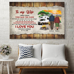I Love You Forever And Always, Couple Hand In Hand Personalized Canvas Poster - Poster & Canvas - GoDuckee