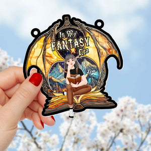 Personalized Gifts For Book Lover Suncatcher Ornament Fantasy Book 012xqti060125pa - Ornament - GoDuckee