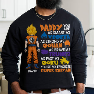 Daddy You Are As Smart As Vegeta-02dtdt300523hh Personalized Shirt - Shirts - GoDuckee