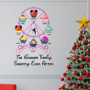 Happy Family, Personalized Decal, Cute Gifts For Family, Unique Christmas Gifts, Christmas Decorations Gifts, 06htdt271023qn - Home Decor - GoDuckee