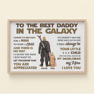We Love You Daddy, 04NADT270423HH Personalized Canvas Poster - Poster & Canvas - GoDuckee
