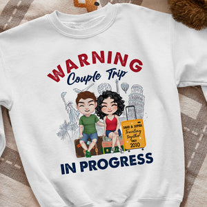 Couple Trip In Progress Personalized Shirt - Shirts - GoDuckee