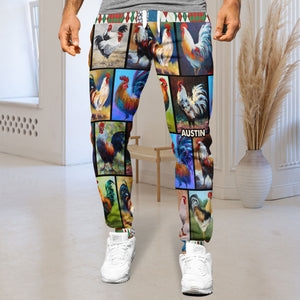 Personalized Gifts For Chicken Lover Sweatpants, Rooster Art 05qhti261224 - Shorts and Pants - GoDuckee