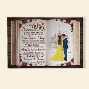 I Love You Forever & Always, Couple Gift, Personalized Poster, Couple Book Story Canvas Print 03HTTI181223PA - Poster & Canvas - GoDuckee