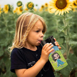 Gift For Kids, Personalized Kid Tumbler, Princess Kid Tumbler, Back To School Gift 01NATI260723HA - Kid Tumbler - GoDuckee