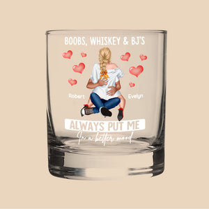 Personalized Gifts For Naughty Couple Whiskey Glass 02nati050225 - Whiskey Glass - GoDuckee