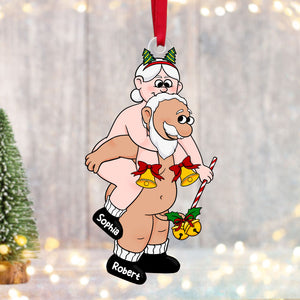 Personalized Gift For Couple Christmas Ornament 04ACTI041124PA - Ornament - GoDuckee