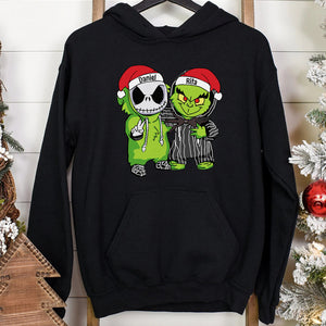 Gift For Couple, Friends, Personalized Shirt, Cartoon Christmas Costume Shirt, Christmas Gift 01ACDT041023 - Shirts - GoDuckee