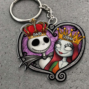 Love Till Death 04QHDT100723 Personalized Keychain, Gifts For Couple - Keychains - GoDuckee