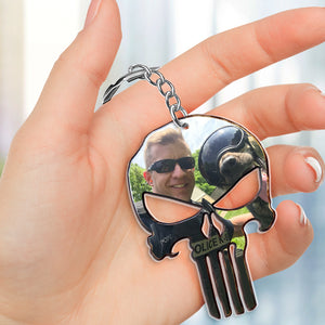 Custom Photo Police Gift, Personalized Keychain Gift 06ACDT230623 - Keychains - GoDuckee