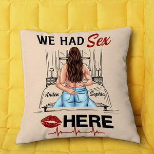 Gift For Couple, Make Love Personalized Square Pillow Gift 05NTDT311222 - Pillow - GoDuckee