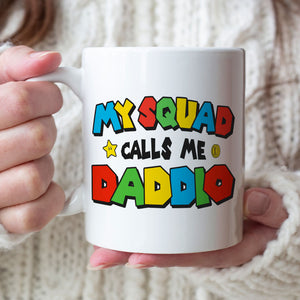 Dad Little Squad 04huti300523hh Personalized Coffee Mug - Coffee Mug - GoDuckee