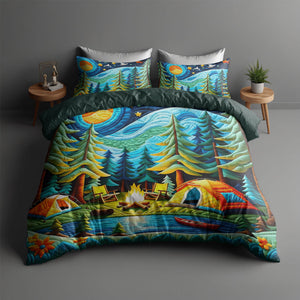 Gifts For Camping Lover Quilt Bed Set 02huti180125 - Blanket - GoDuckee