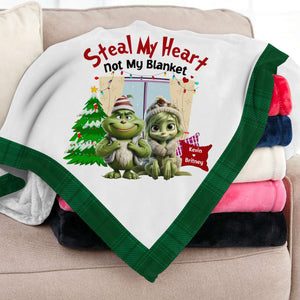 Steal My Heart Not My Blanket 07OHDT251023 Personalized Blanket, Gifts For Couple - Blanket - GoDuckee
