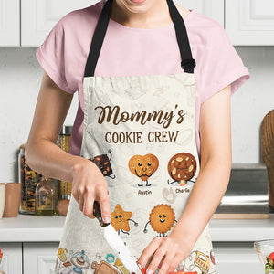 Personalized Gifts For Mom Aprons Mommy's Cookie Crew 02xqti010325 - Aprons - GoDuckee