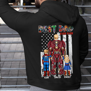 Best Family Dad Ever 01ACDT150523TM Personalized Family Shirt Sweatshirt Hoodie, Happy Father's Day Gift - Shirts - GoDuckee