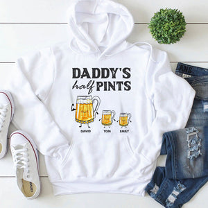 Daddy's Half Pints, Personalized Shirt, Gift For Dad, Beer Dad And Kids - Shirts - GoDuckee