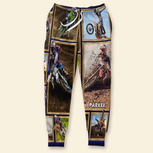 Custom Photo Gifts For Motocross Lover Sweatpants 022qhti030125 - Shorts and Pants - GoDuckee