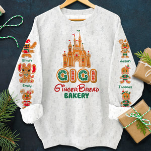 Family Ginger Bread Bakery, 02ACDT051023 Personalized Shirt, Christmas Gift For Family - AOP Products - GoDuckee