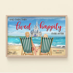 Couple Hand In Hand 07ACDT100623TM Personalized Couple Beach Canvas Poster - Poster & Canvas - GoDuckee