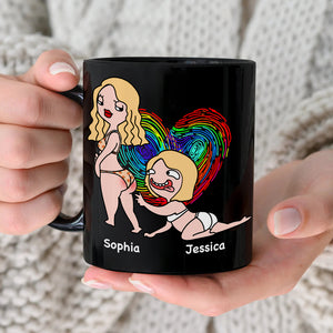 I Just Want To Touch Your Butt- Gift For Couple- Personalized Coffee Mug- Funny Couple - Coffee Mug - GoDuckee