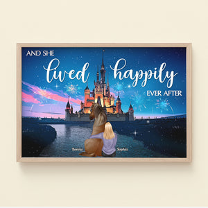 Horse And She Lived Happily Ever After 04ACDT100623TM Personalized Canvas Poster - Poster & Canvas - GoDuckee