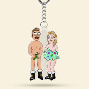 Personalized Gifts For Couples Acrylic Keychain 02ACTI191224HG - Keychains - GoDuckee