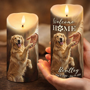 Heaven Dog LED Candle - Custom Photo Gifts For Dog Lovers 03qhti270326 - Led Candle - GoDuckee