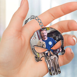 Custom Photo Firefighter Gift, Personalized Keychain Gift 05ACDT230623 - Keychains - GoDuckee