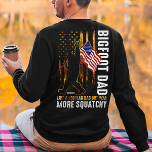 Bigfoot Dad Personalized Shirt, Gift For Dad - Shirts - GoDuckee