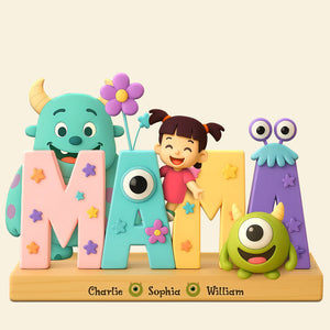 Personalized Gifts For Mom Acrylic Plaque, Monster Fans 05TGTI110425 - Shaped Plaques - GoDuckee