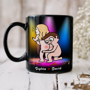 I Work To Support My Husband's 03DTDT130323HH Personalized Funny Couple Mug - Gift For Couple - Coffee Mug - GoDuckee