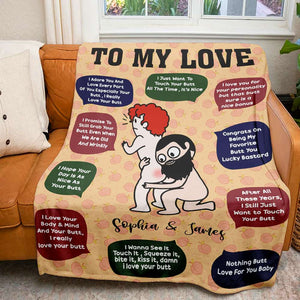 Personalized Gifts For Couple Blanket 04OHDC220624HH - Blanket - GoDuckee