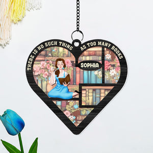 Personalized Gifts For Book Lover Suncatcher Ornament 02kadc210624pa - Ornament - GoDuckee