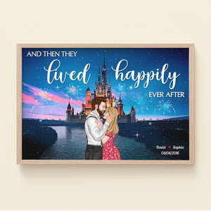 Couple Kissing 05ACDT100623TM Personalized Couple Canvas Poster - Poster & Canvas - GoDuckee