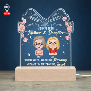 Mom We Have Been Mother & Daughter Personalized 3D Led Light - Led Night Light - GoDuckee