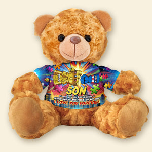 Personalized Gifts for Autism Kids Bear With Shirt 02tgti040325 - Bear - GoDuckee