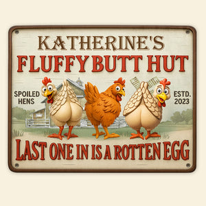 Personalized Funny Gifts For Farmers Metal Sign 01ohti110425 Chicken Lovers - Metal Signs - GoDuckee