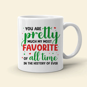 You Are Pretty, Personalized Coffee Mug, Christmas Gifts For Husband And Wife - Coffee Mug - GoDuckee
